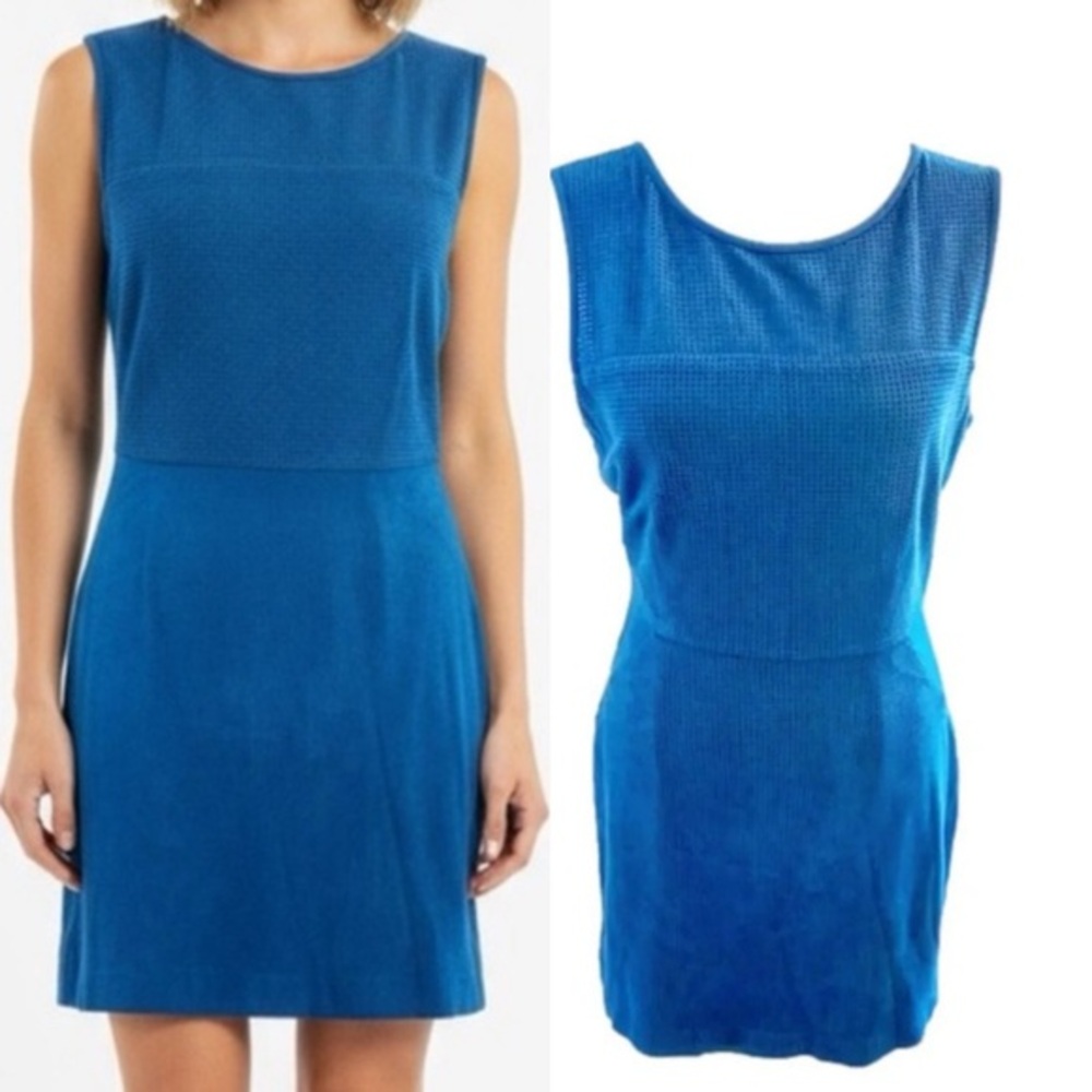 Greylin Anthropologie Faux Suede Look Sleeveless Dress Sz. S - Picture 11 of 12